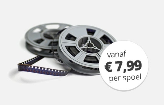 8mm-films digitaliseren vanaf € 7,99 per spoel